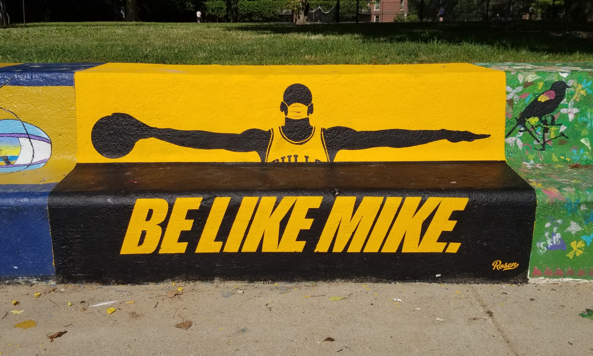 Matthew Lee Rosen's Be Like, Michael Jordan Mural in Rogers Park